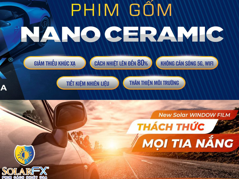 Dán phim cách nhiệt ô tô Solar FX