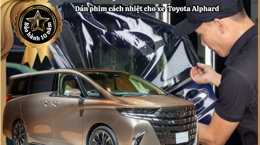 dan phim cach nhiet Toyota Alphard